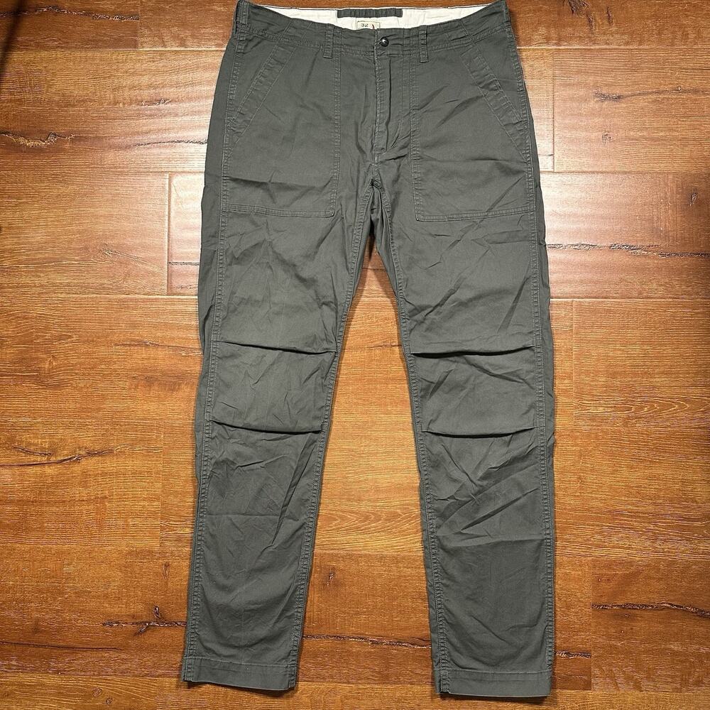 Relwen Flyweight Flex Chino Pants Mens 32x30 Gray Nature Outdoor Hiking Camping